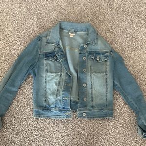 Denim light wash jacket